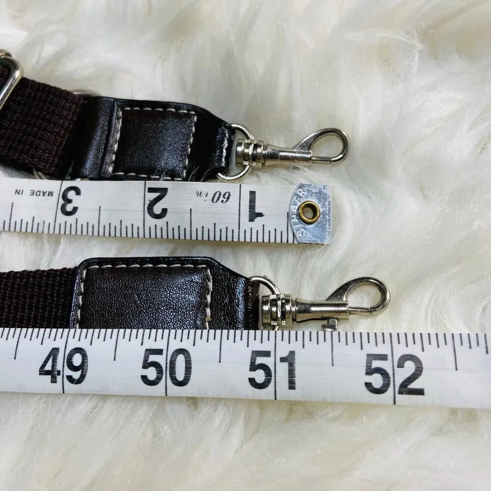 Coach Brown Webbing Strap